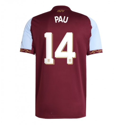 Aston Villa Pau Torres #14 Domácí Dres 2025-26 Krátký Rukáv Aston Villa Pau Torres #14 Domácí Dres 2025-26 Krátký Rukáv